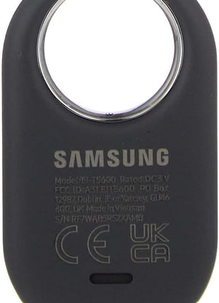 Samsung SmartTag2 (2023) Bluetooth + UWB, IP67 Water and Dust Resistant, Findable via App, 1.5 Year Battery Life - Black (International Version)