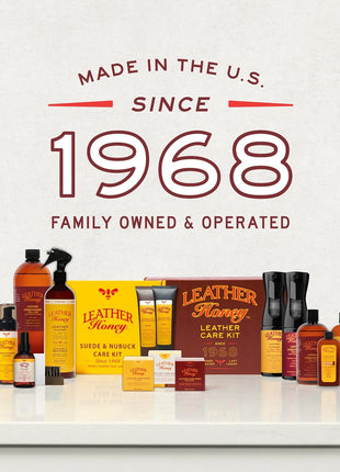Leather Honey Leather Conditioner, Since 1968. for All Leather Items Including Auto, Furniture, Shoes, Purses and Tack. Non-Toxic and Made in the USA / 8 Fl Oz (Pack of 1)