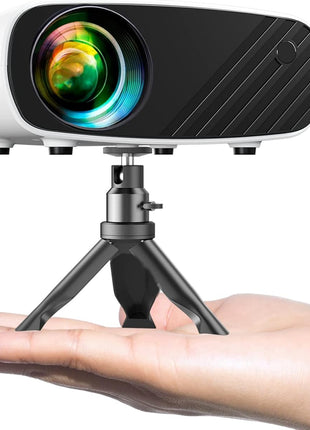 Mini Projector, ELEPHAS Portable Projector for iPhone, 7000L with Synchronize Smartphone Screen, Movie Projector with 1080P HD/200 Screen Support, Compatible with Android/iOS/TV Stick/HDMI/USB/SD