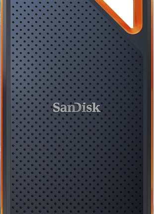 SANDISK 4TB Extreme PRO Portable SSD - Up to 2000MB/s - USB-C, USB 3.2 Gen 2x2, IP65 Water and Dust Resistance, Updated Firmware - External Solid State Drive - SDSSDE81-4T00-G25,Black
