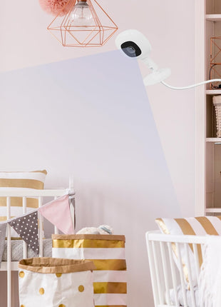 Baby Monitor Mount for Nanit Pro Smart Baby Monitor & Flex Stand, Also for Cameras with 1/4 Screw Stand, Flexible Clip Clamp Mount Adjustable Monitors Holder Without Tools or Wall Damage