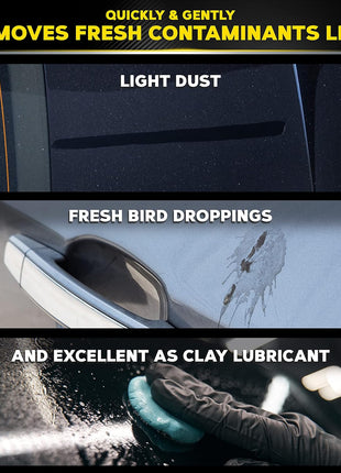Meguiar's Quik Detailer, Mist & Wipe Car Detailing Spray, Clear Light Contaminants and Boost Shine with a Quick Detailer Spray that Keeps Paint and Wax Looking Like New, 32 oz