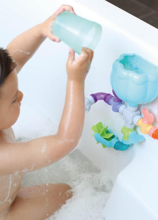 Nuby Wacky Waterworks Pipes Bath Toy - Baby Bathtub Toy with Interactive Features for Cognitive Development