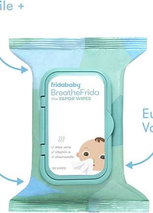 Breathefrida Vapor Wipes for Nose or Chest by Frida Baby