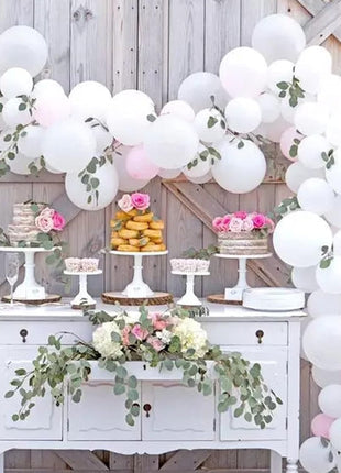 ASIYUHY White Balloons 100 Pack 12 Inch White Latex Party Balloons with 2 Rolls of Ribbon Helium Balloons for Wedding Birthday Party Baby Shower Engagement Anniversary Decorations