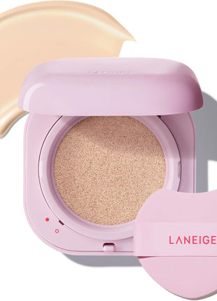 Lanage Neo Cushion The Grow 17N Neutral Vanilla Foundation Cushion Foundation, Semi Matte, Sunscreen, Korean Cosmetics