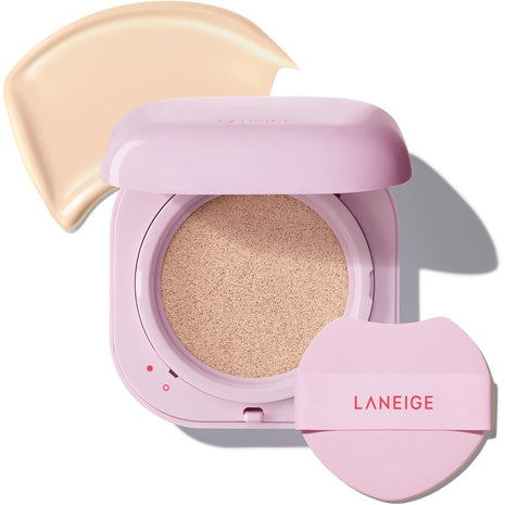 Lanage Neo Cushion The Grow 17N Neutral Vanilla Foundation Cushion Foundation, Semi Matte, Sunscreen, Korean Cosmetics