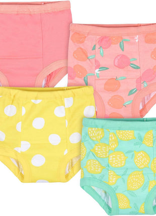 Gerber Baby Girls Infant Toddler 4-Pack Potty Training Pants Underwear