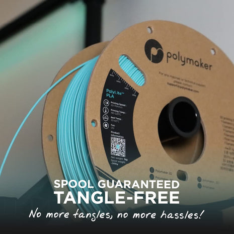 Polymaker PLA Filament, Red 3D Printing PLA Filament 1.75mm 1kg - PolyLite 3D Printer PLA Filament, Dimensional Accuracy  0.03mm, Compatible with Most 3D Printer, Red