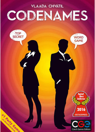 CGE Codenames Board Game (2nd Edition) | The Top Secret Word Association Party Game for Friends & Family Game Nights, 4+ Players