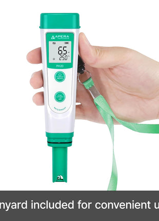 APERA INSTRUMENTS AI209 Value Series PH20 Waterproof pH Tester Kit, ±0.1 pH Accuracy