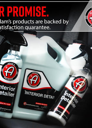 Adam's Polishes Interior Detailer (16oz) - Total Car Interior Cleaner, Protectant & Dressing | All Purpose Cleaner & Leather Conditioner | Vinyl, Dashboard, Screen, Seat Cleaner & More