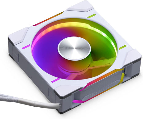 Phanteks D30 120mm ARGB PWM PC Case Fan, Daisy-Chain, White