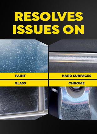 Meguiar's Water Spot Remover, Heavy Duty Water Spot Remover for Cars, Remove Water Stains and Polish Glossy Paint with a Versatile Clear Coat Safe Formula, 16 oz