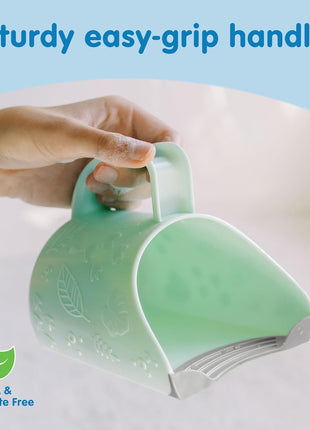 Dr. Brown's CleanUp Dino-Pour Baby Bath Rinse Cup, Tear-Free Rinsing for Babies and Toddlers, BPA Free