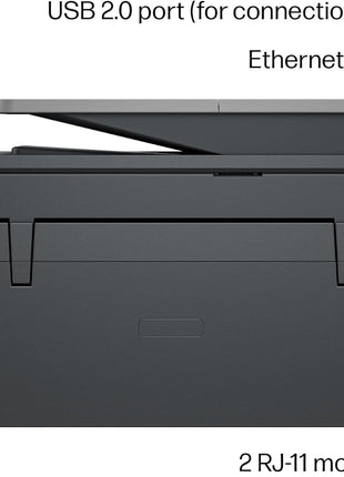 HP OfficeJet Pro 8135e Wireless All-in-One Color Inkjet Printer, Print, scan, Copy, fax, ADF, Duplex Printing Best-for-Home Office, 3 Month Instant Ink Trial Included, AI-Enabled (40Q35A)