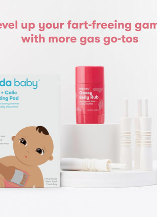 Frida Baby Windi Gas Passer, Baby Gas Relief, Made in USA, 100% Natural, Safe & Effective Instant Relief for Babies & Infants, 10ct