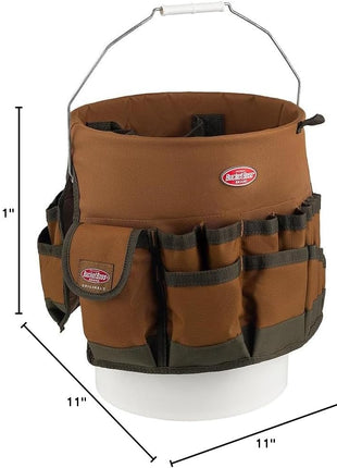 Bucket Boss The Bucketeer Bucket Tool Organizer in Brown, 10030