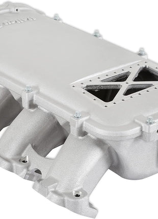 Holley Intake Manifold, Ultra Lo-Ram, 105 mm Throttle Body Flange, Burst Panel Flange, GM GenV LT-Series, Aluminum, Natural, Each