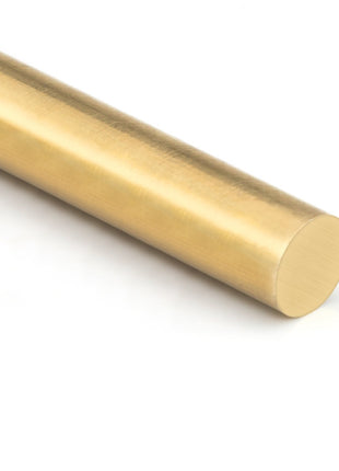 Sutemribor Brass Solid Round Rod Lathe Bar Stock, 1/2 Inch in Diameter 12 Inches in Length