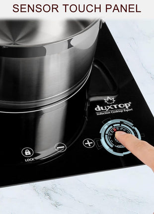 Duxtop Built-in Induction Cooktop, Portable Induction Burner 1800W 8600BI | Sensor Touch Countertop Burner, 170-Minute Timer, Safety Lock BT-200T1