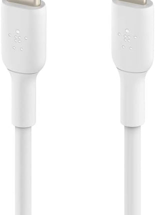 Belkin BoostCharge Fast Charging USB C to Lightning Cable 3.3ft/1M - MFi Certified 18W Power Delivery iPhone Charger Cord - Apple Charger USB C Cable - Fast Charging for iPhone 14, iPhone 13 - White