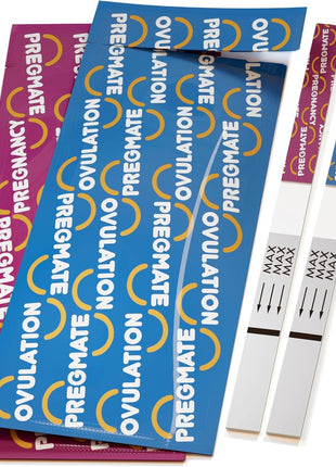 Pregmate 50 Ovulation and 20 Pregnancy Test Strips Predictor Kit