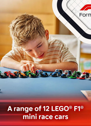 LEGO F1 Collectible Race Cars, 6 Pack - Building Set for Boys & Girls, Ages 6+ - Birthday Party Favor or Gift - Mystery Box W/Surprise F1 Car Toys - Travel Toys for Kids - 66796
