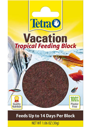 Tetra Weekend and Vacation Feeder Slow-Release Fish Food for Tropical Fish 1.06 Ounce (Pack of 1)