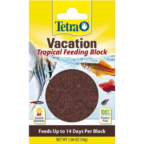 Tetra Weekend and Vacation Feeder Slow-Release Fish Food for Tropical Fish 1.06 Ounce (Pack of 1)