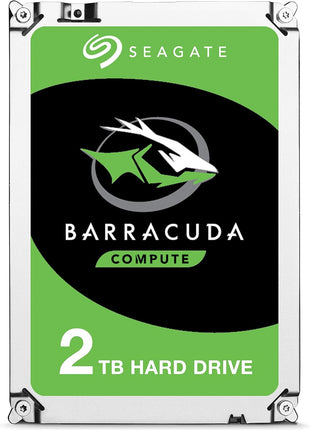 Seagate Barracuda ST2000DM008 2 TB 3.5" Internal Hard Drive - SATA | SATA III interface with 8TB capacity and 3.5-inch size for gaming, workstations and desktops
