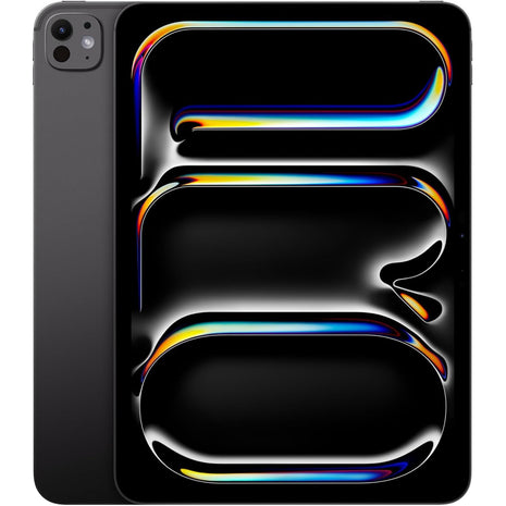 Apple iPad Pro 11-Inch (M4): Built for Apple Intelligence, Ultra Retina XDR Display, 256GB, 12MP Front/Back Camera, LiDAR Scanner, Wi-Fi 6E, Face ID, All-Day Battery Life — Space Black