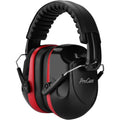 ProCase Noise Reduction Ear Muffs, Sound Proof Ear Protection, NRR 28dB Noise Cancelling Headphones for Adults Kids Autism, Hearing Protection for Shooting Gun Range Mowing -Red