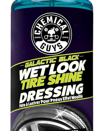 Chemical Guys Galactic Black Wet Look Tire Shine Dressing, for a Whole New Level of Shine and Depth of Black, Safe for Cars, Trucks, Motorcycles, RVs & More, 32 fl oz