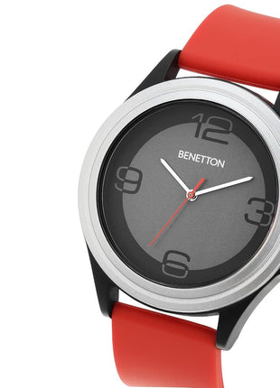 United Colors of Benetton Men Grey Round Resin Dial Analogue Watch- UWUCG0306