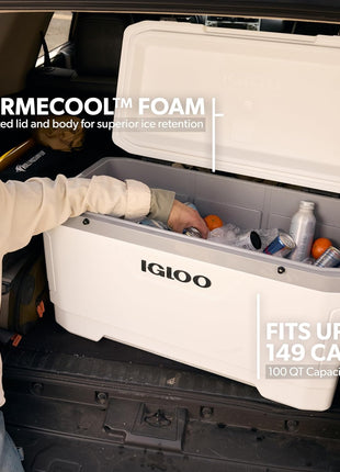 Igloo 100 QT Latitude Marine Ultra White Cooler