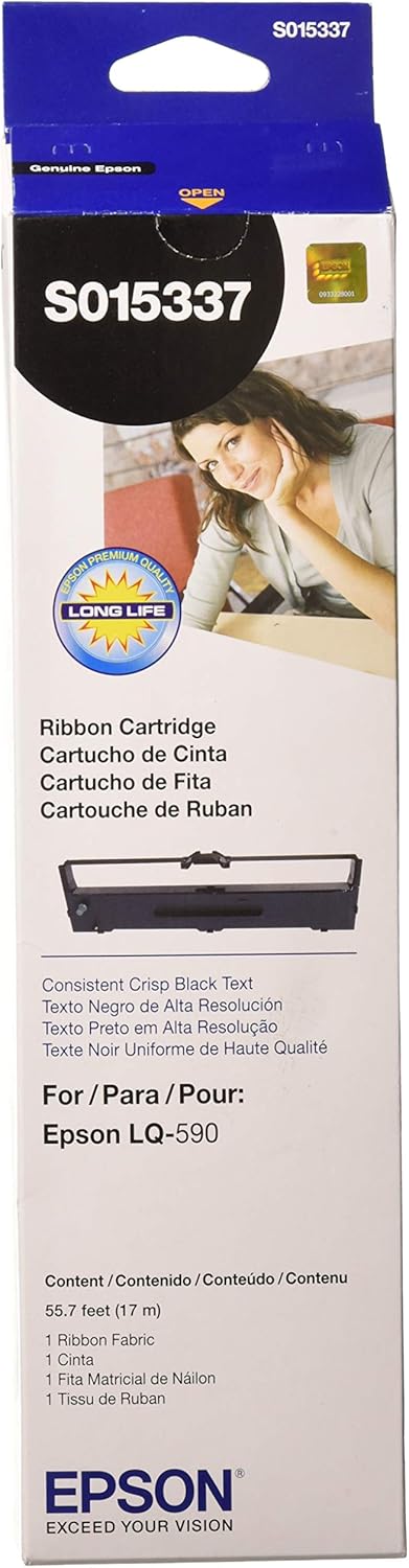 EPSS015337 - Epson Black Ribbon Cartridge