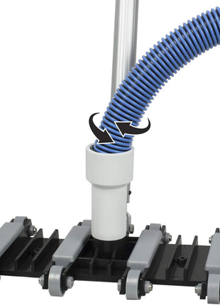 Poolmaster Manual Pool Vacuum Hose, 30 Ft x 1-1/2 inch for Inground & Above Ground Pools, Not for Automatic Cleaners, Kink-Free, Heavy Duty Pool Cleaner Hose with Swivel Cuff – Made in USA