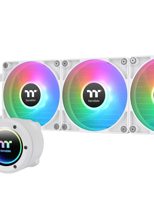 Thermaltake TH360 V2 ARGB Sync/AlO Liquid Cooler/Fan 120mm*3/PWM 500~2000 RPM/Mirror Waterblock/MB ARGB Sync Control/White, CL-W365-PL12SW-A