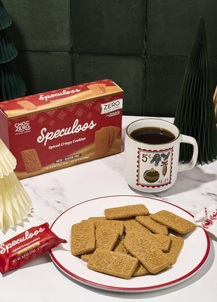 ChocZero Speculoos Cookies, Gluten Free, No Added Sugar, Spiced Windmill Keto Cookie, 30 Cookies Per Box, 9 Ounce (Pack of 1)