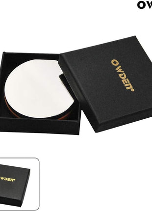 OWDEN Professional Steel Bench Block(No Rebound), Metal Bench Block for Jewelry Stamping Tool,(Diameter: 3 Inches, Height: 3/4 Inch) Steel Part: Mirror Polishing with Chrome Plating.