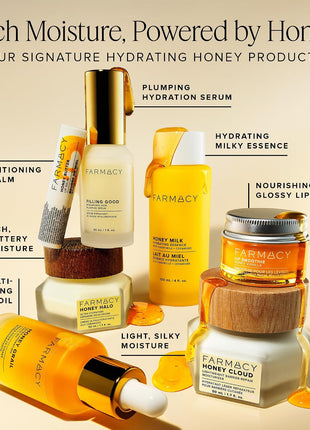 Farmacy Honey Cloud Face Moisturizer Cream - Lightweight Face Lotion with Hyaluronic Acid + Peptides - Breathable Moisture + Barrier Repair - Facial Moisturizer for Combo, Sensitive + Oily Skin (50ml)