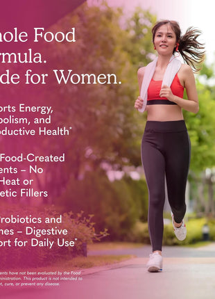 Garden of Life Vitamin Code Raw One for Women, Once Daily Women's Multivitamin - 75 Capsules, One a Day Vitamins Whole Food Iron, Probiotics for Digestive Health, Gluten Free Vegetarian