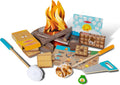 Melissa & Doug Let's Explore Campfire S'mores Set with Toy food & Kids Play Kitchen Accessories, Preschool Learning Toys for Girls & Boys 3+