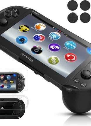 Hand Grip Handle Joypad Protective Case with L2 R2 Trigger Button Grip Shell Controller Protective Case for Sony PlayStation PS Vita 2000 PSV 2000 PS Vita Slim.