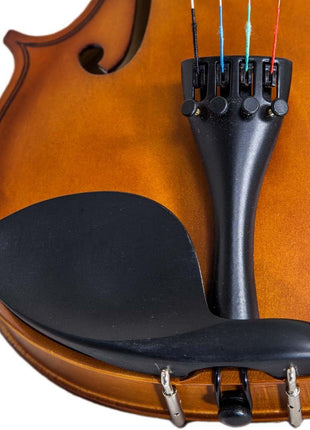 Paititi 3/4 Size Artist-100 Student Violin Starter Kit with Brazilwood Bow Lightweight Case, Shoulder Rest, Extra Strings and Rosin