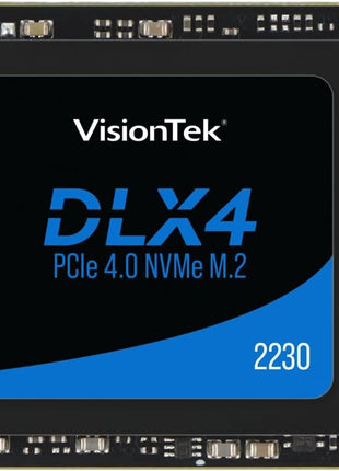 VisionTek 2230 DLX4 M.2 SSD - 2TB - PCIe Gen 4.0 x4 NVMe - 5200MB/s Read, 4775MB/s Write 鈥?Laptops, Handheld Gaming PCs, NUC