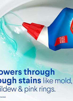 CLOROx Toilet Bowl Cleaner Clinging Bleach Gel, Ocean Mist, 24 Fl Oz, Pack of 2 (Package May Vary)