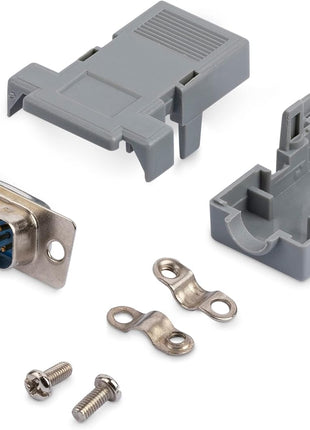 StarTech.com Assembled DB9 Male Solder D-SUB Connector with Plastic Backshell (C9PSM)