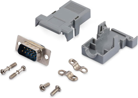 StarTech.com Assembled DB9 Male Solder D-SUB Connector with Plastic Backshell (C9PSM)